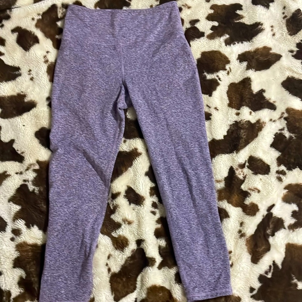 Purple leggings / Size:Large